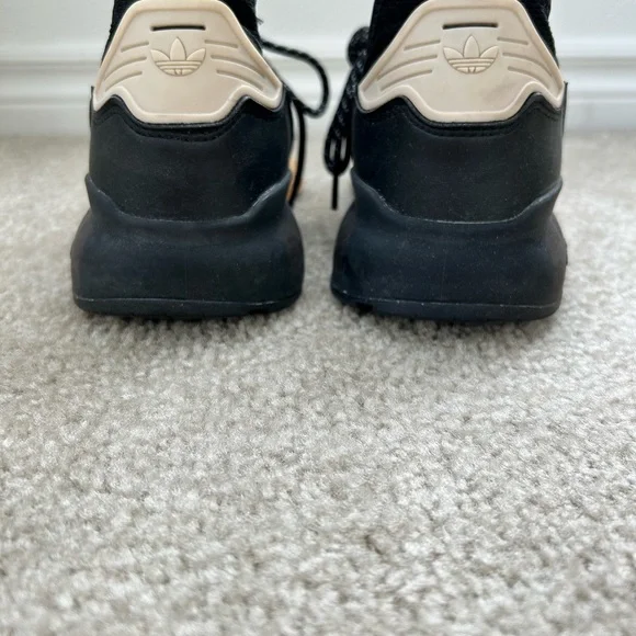 Adidas Originals ZX 2K Boost in black and gold. Only worn twice. No box. Men’s 8 - Picture 2 of 4